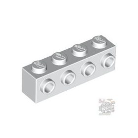 Lego BRICK 1X4 W. 4 KNOBS, White