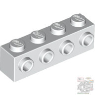 Lego BRICK 1X4 W. 4 KNOBS, White
