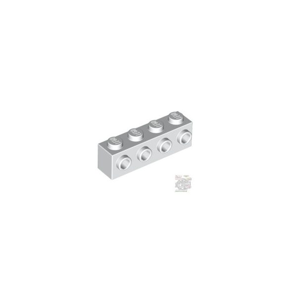 Lego BRICK 1X4 W. 4 KNOBS, White