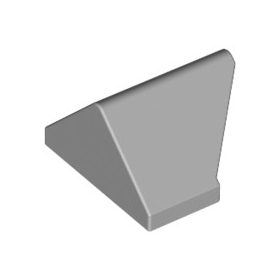 Lego ATTIC 1X2/45°, Light grey