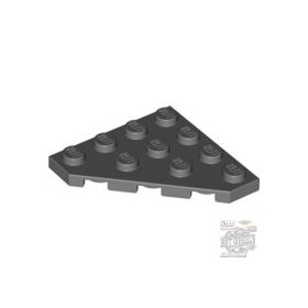 Lego Wedge, Plate 4 x 4 Cut Corner, Dark bluish gray