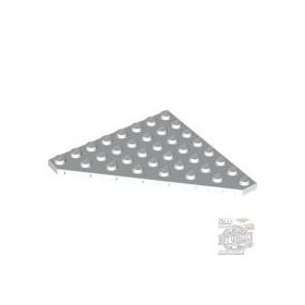 Lego CORNER PLATE 45 DEG. 8X8, White
