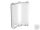 Lego Wall Element 4X4X6, Round, Transparent clear