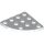 Lego Plate, Round Corner 4 x 4, White