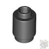 Lego Brick Round 1 x 1, Black