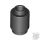 Lego Brick Round 1 x 1, Black