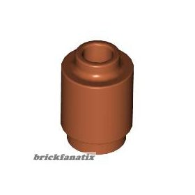 Lego Brick, Round 1 x 1, Dark orange