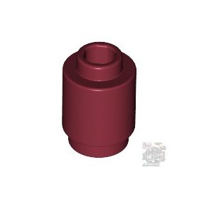 Lego Brick, Round 1 x 1, Dark red