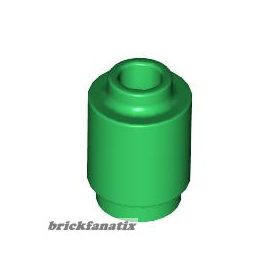 Lego Brick, Round 1 x 1, Green
