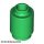 Lego Brick, Round 1 x 1, Green