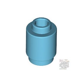 Lego Brick Round 1 x 1, Medium azure