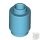 Lego Brick Round 1 x 1, Medium azure