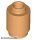 Lego Brick, Round 1 x 1, Medium Nougat