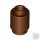 Lego Brick, Round 1 x 1, Reddish brown