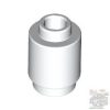 Lego Brick Round 1 x 1, White