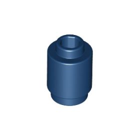 Lego Brick, Round 1 x 1, Dark blue