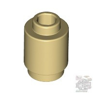 Lego Round Brick 1X1, Beige / Brick yellow