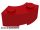 Lego Brick, Round Corner 2 x 2 Macaroni with Stud Notch, Bright red