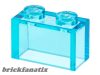 Lego Brick 1 X 2, Transt light blue