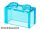 Lego Brick 1 X 2, Transt light blue