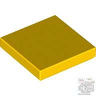 Lego Flat Tile 2X2, Bright Yellow