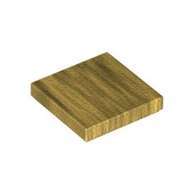 Lego Flat Tile 2X2, Flat dark gold