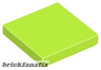 Lego FLAT TILE 2X2, Lime