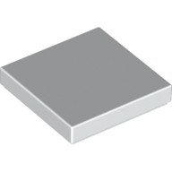 Lego Flat Tile 2x2, White