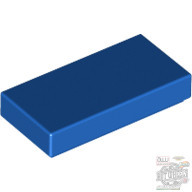 Lego FLAT TILE 1X2, Bright blue