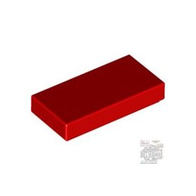 Lego Flat Tile 1X2, Bright red