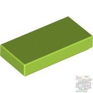 Lego Flat Tile 1X2, Bright yellowish green