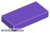 Lego FLAT TILE 1X2, Dark purple