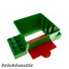 Lego Duplo Loading Chute with 2 x 4 Base Bricks + Duplo Loading Chute Sliding Door Panel, Green