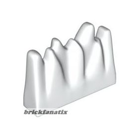 Lego Duplo Fire / Grass / Ice 1 x 4 x 2, White