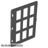 Lego Duplo Door / Window Pane 1 x 4 x 4 with 9 Panes, Black