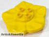 Lego Duplo, Plant Flower 6 x 6 with 4 Top Studs, Yellow