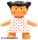 Lego Duplo Figure, Doll, Marie's Baby, White Dress with Red Dots