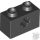 Lego Brick 1x2 With Cross Hole, Black