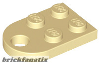 Lego COUPLING PLATE 2X2, Tan