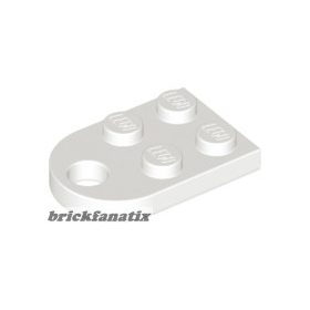 Lego COUPLING PLATE 2X2, White
