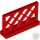 Lego Fence 1 x 4 x 2 Lattice, Red