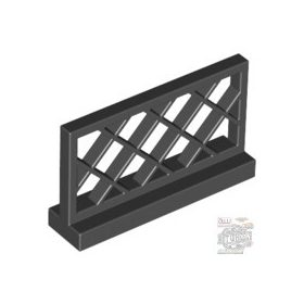 Lego Fence 1 x 4 x 2 Lattice, Black