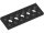 Lego Technic Plate 2 x 6 with 5 Holes, Black