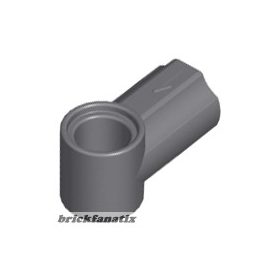   Lego Technic, Axle and Pin Connector Angled #1, Dark bluish gray