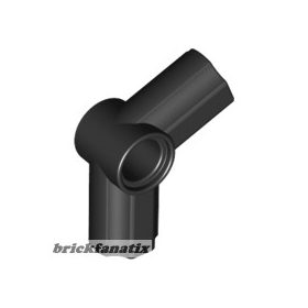  Lego Technic, Axle and Pin Connector Angled #5 - 112.5 degrees, Black