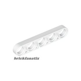 Lego Technic, Liftarm Thin 1 x 5, White