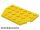 Lego Wedge, Plate 4 x 6 Cut Corners, Yellow