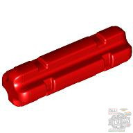 Lego Technic, Axle 2L Notched, Red