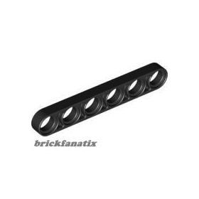 Lego Technic, Liftarm Thin 1 x 6, Black