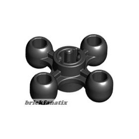 Lego Technic Knob Cog / Gear / Wheel, Black